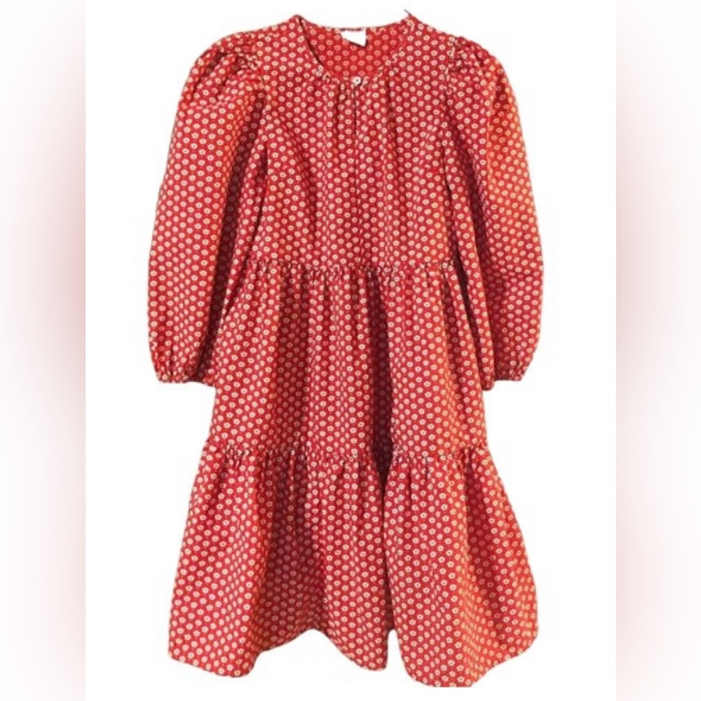 Red Floral J crewcuts Size 12